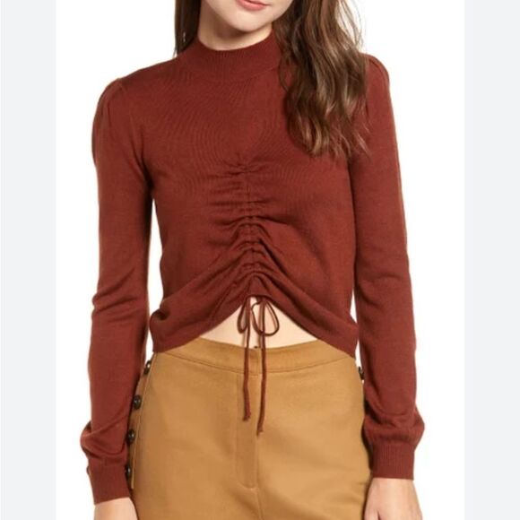 Chriselle Lim Tops - Chriselle Lim Madison Ruched Sweater size XS
